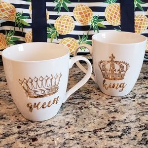 Pfaltzgraff Everyday Queen & King Coffee Tea Mugs